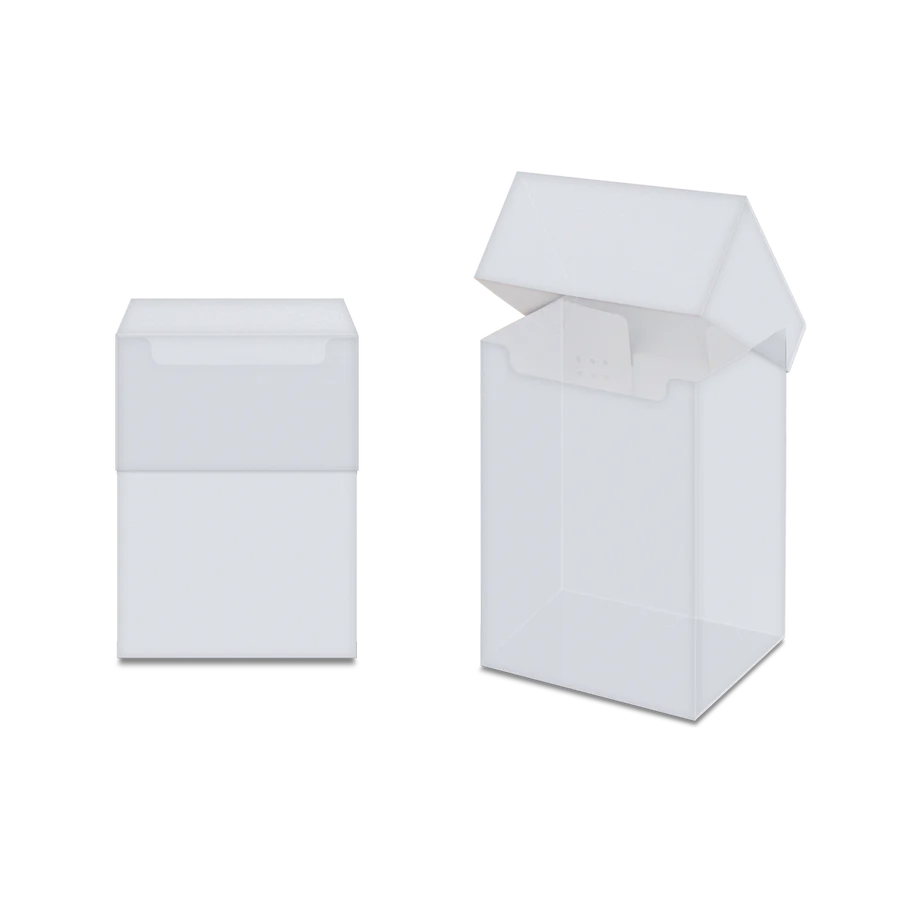 Ultra PRO Solid Color Clear Deck Box