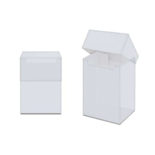Ultra PRO Solid Color Clear Deck Box