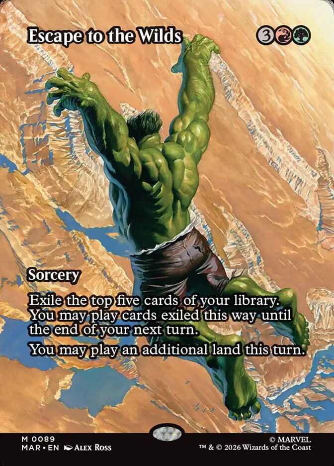 Escape to the Wilds - Marvel Universe #89 (Lightly Played)