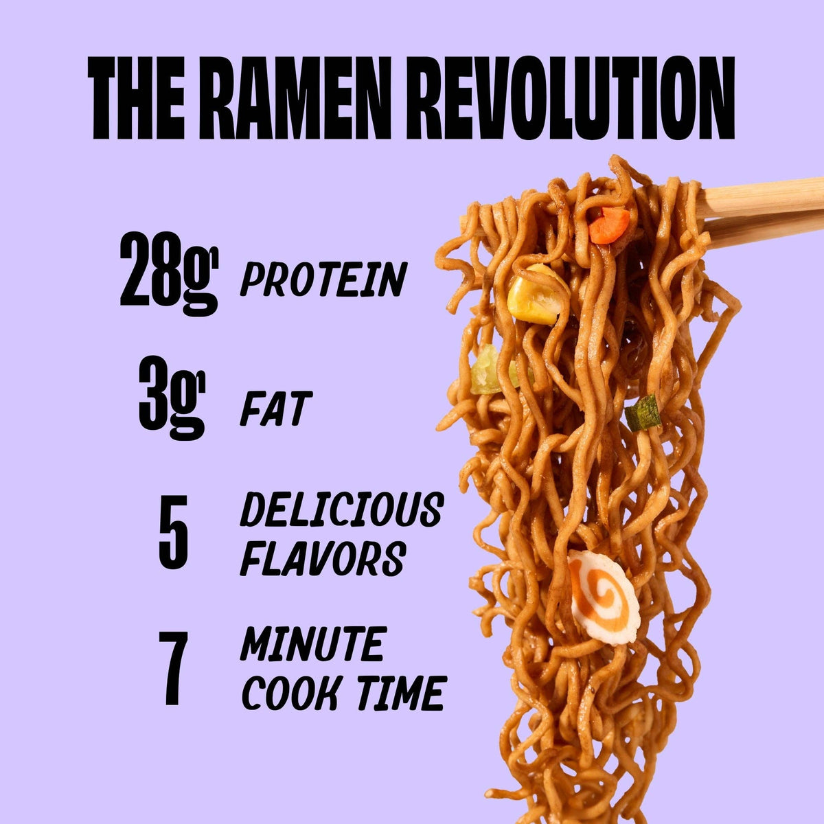 Teriyaki Chicken Stir Fry Protein Ramen - Case of 6