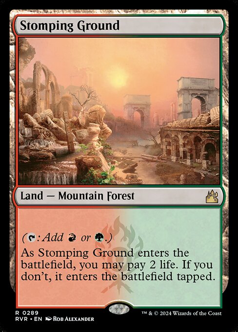 Stomping Ground - Ravnica Remastered #289 (Near Mint)