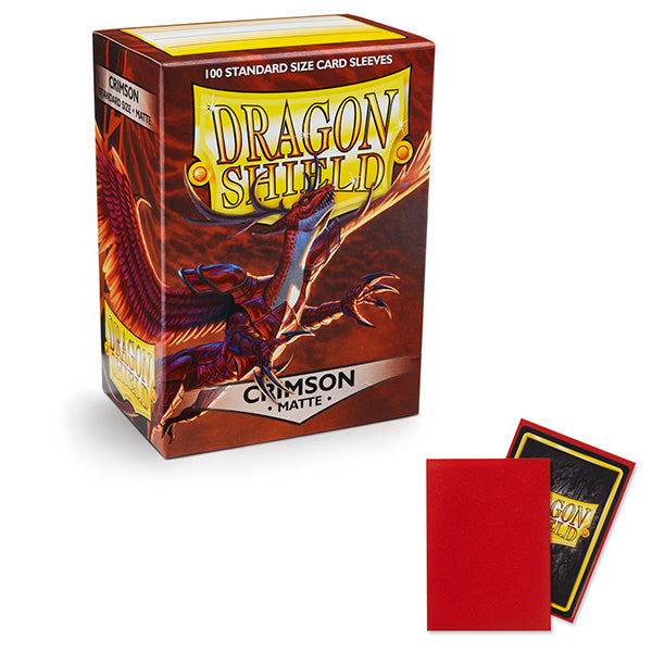 Dragon Shield 100Ct Box Matte Crimson