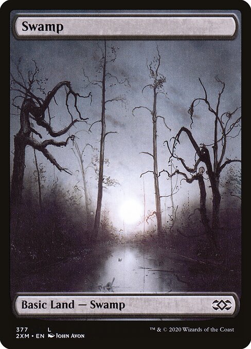Swamp - Double Masters #377 (Near Mint)