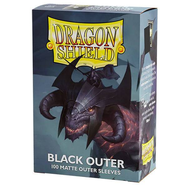 Dragon Shield Outer Matte Black Card Sleeves (100ct)