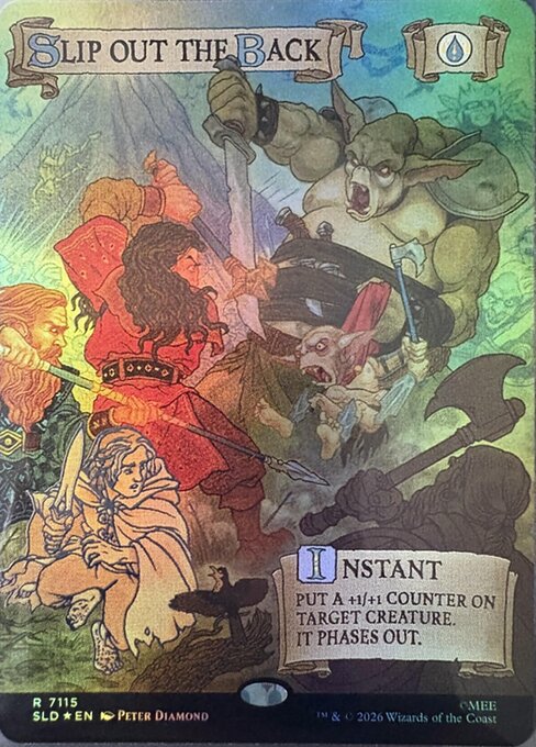 Slip Out the Back - Secret Lair Drop #7115 (Near Mint Foil)