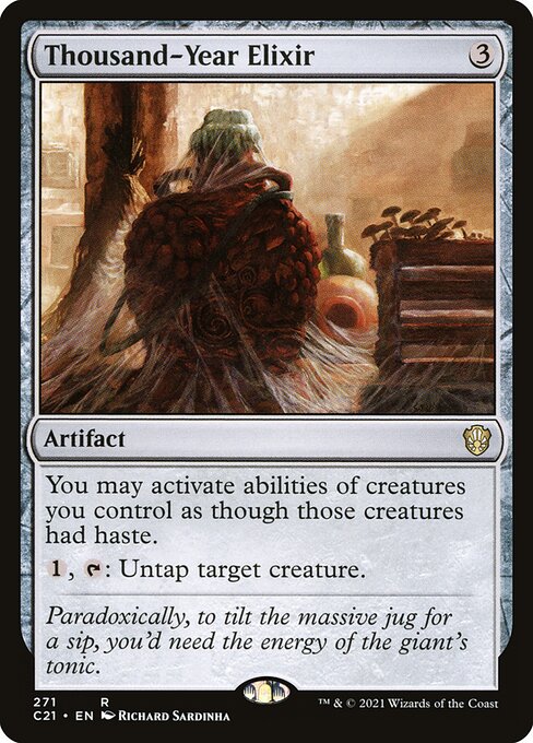 Thousand-Year Elixir - Commander 2021 #271 (Lightly Played)