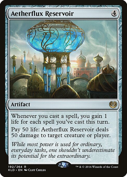 Aetherflux Reservoir - Kaladesh #192 (Near Mint)