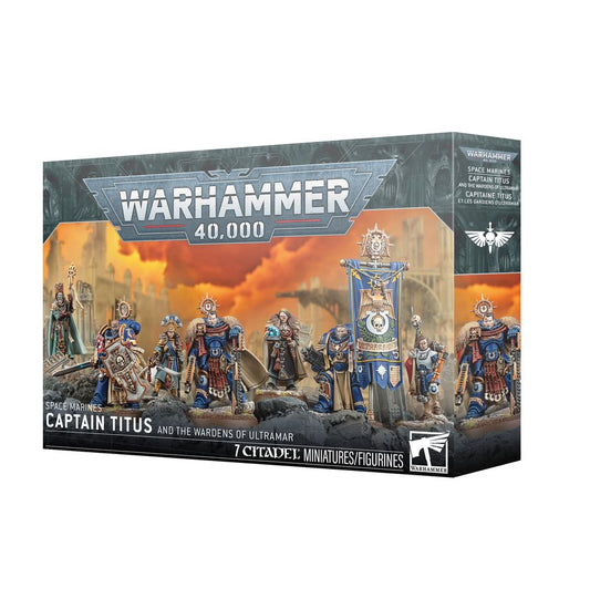 Warhammer 40,000 Space Marines Captain Titus and the Wardens of Ultramar