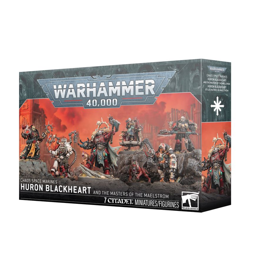 Warhammer 40,000 Chaos Space Marines Huron Blackheart and the Masters of the Maelstrom
