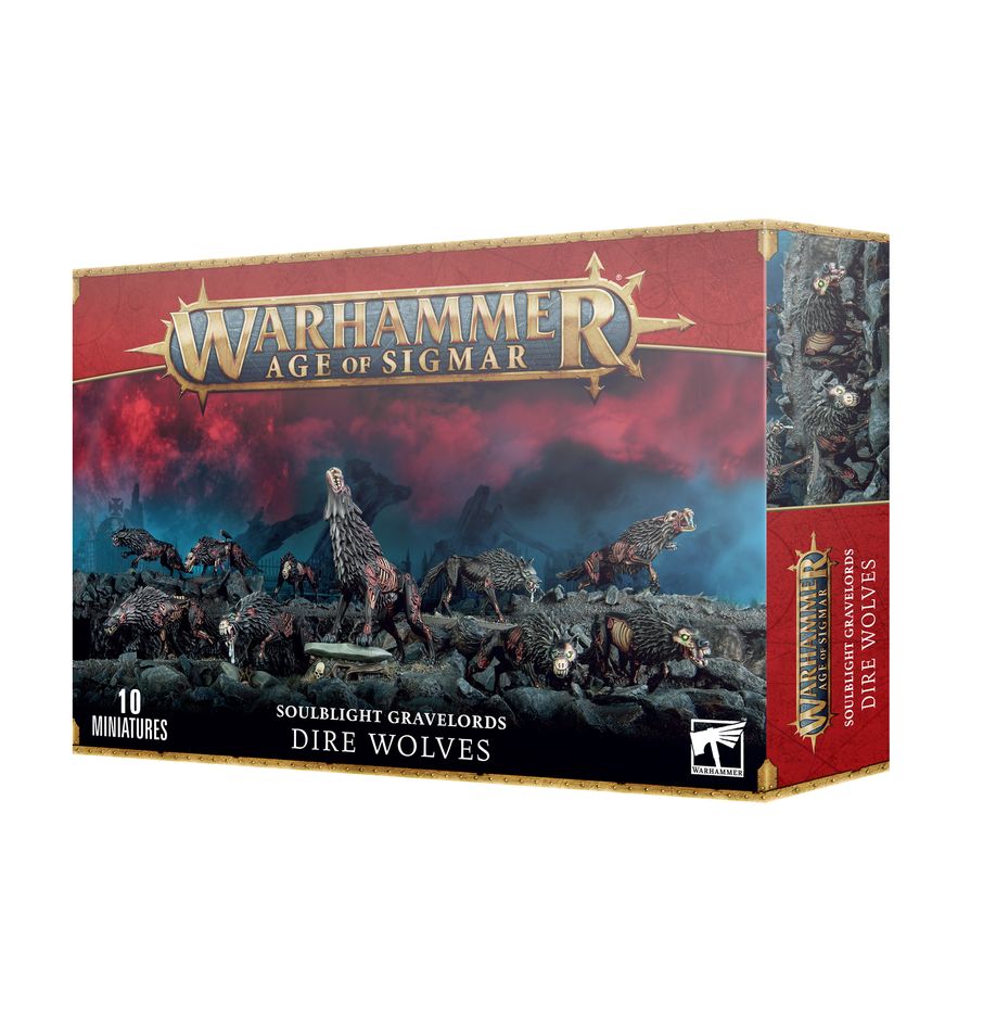 Soulblight Gravelords Dire Wolves