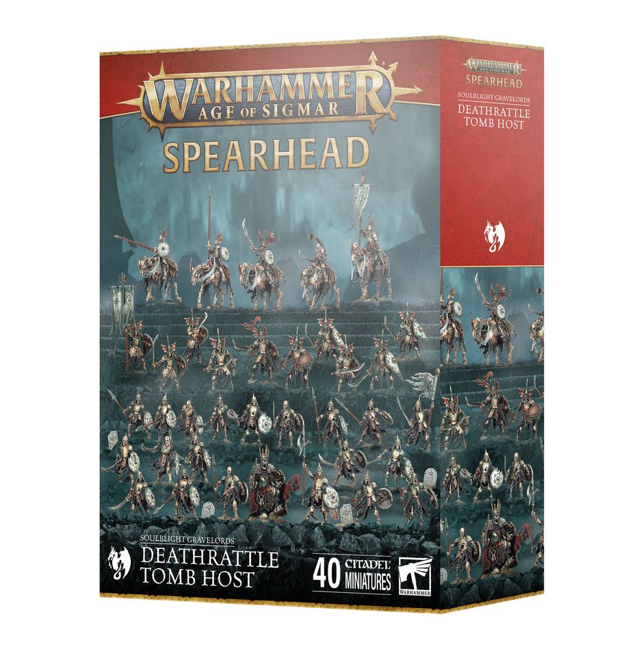 Age of Sigmar Soulblight Gravelords Deathrattle Tomb Host