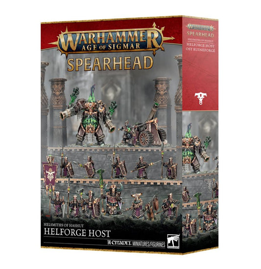 Warhammer Age of Sigmar Helsmiths of Hashut Spearhead Helforge Host