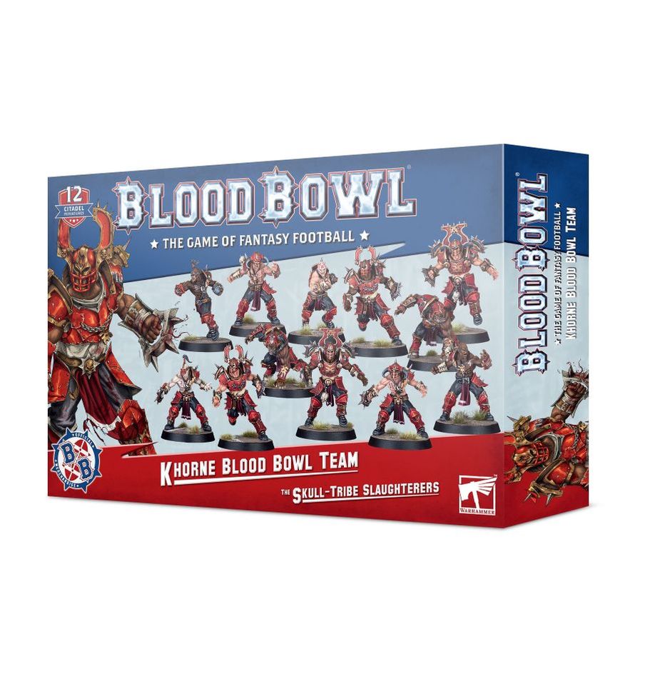 Warhammer Khorne Blood Bowl Team The Skull-Tribe Slaughterers