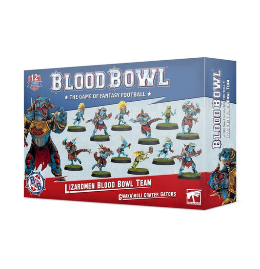 Warhammer Lizardmen Blood Bowl Team Gwaka'Moli Crater Gators