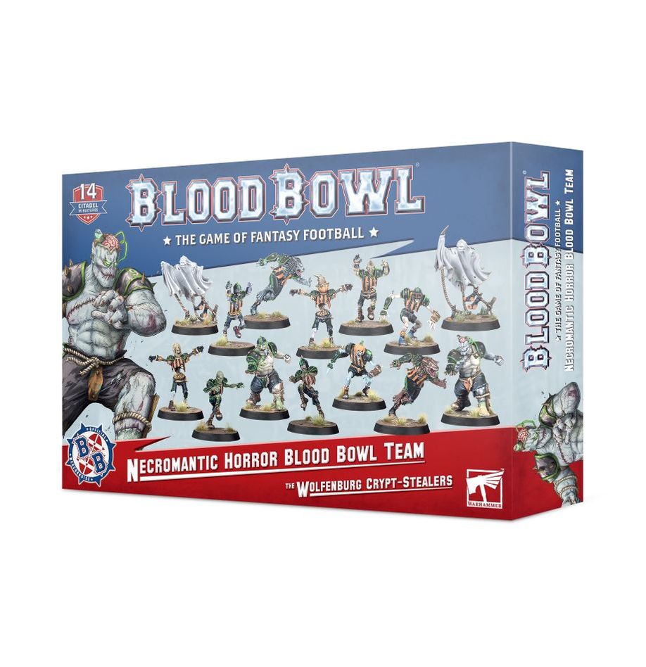 Warhammer Necromantic Blood Bowl Team The Wolfenburg Crypt-Stealers