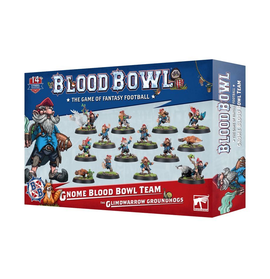 Warhammer Gnome Blood Bowl Team The Glimdwarrow Groundhogs
