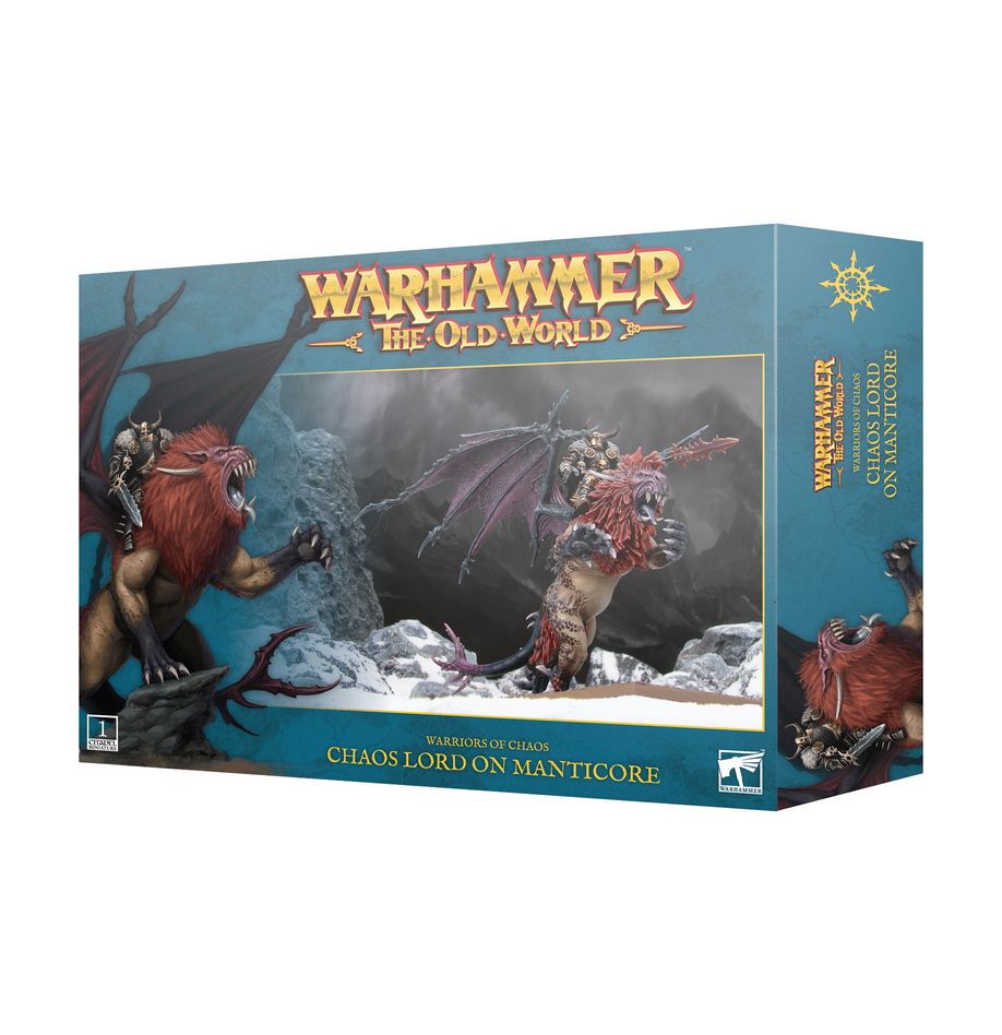 Warhammer The Old World Warriors of Chaos Chaos Lord on Manticore