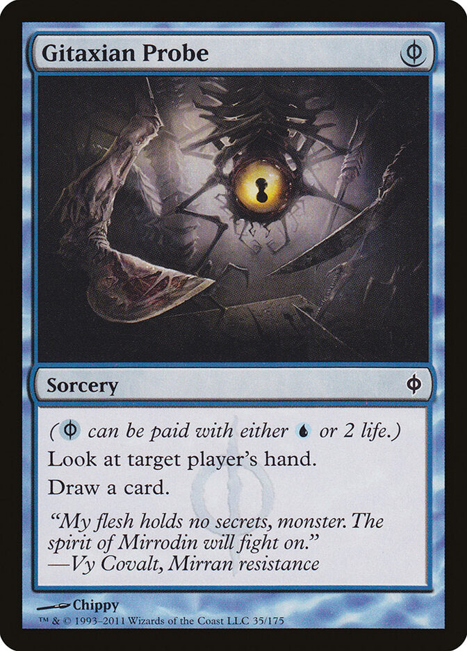 Gitaxian Probe - New Phyrexia #35 (Lightly Played)