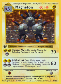 Magneton Holofoil - Base #9 (Near Mint)