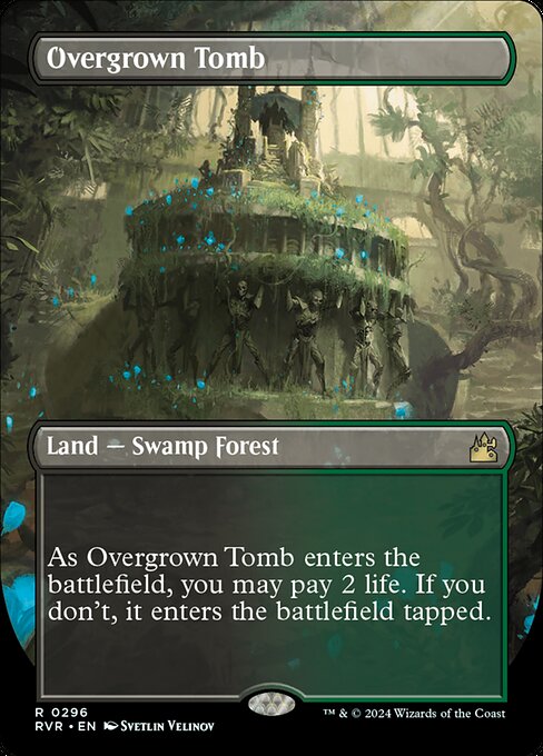 Overgrown Tomb - Ravnica Remastered #296 (Near Mint)