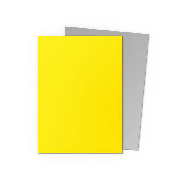 Dragon Shield Yellow & Silver Standard Matte Dual Card Sleeves (100ct)