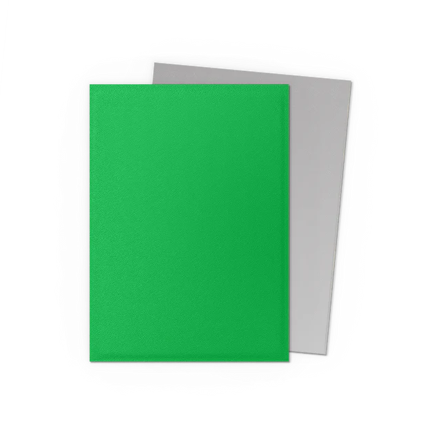 Dragon Shield Standard Apple Green & Silver Matte Dual Card Sleeves (100ct)