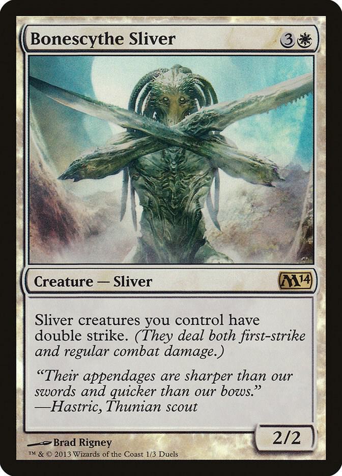 Bonescythe Sliver - Media Promos #1 (Moderately Played Foil)