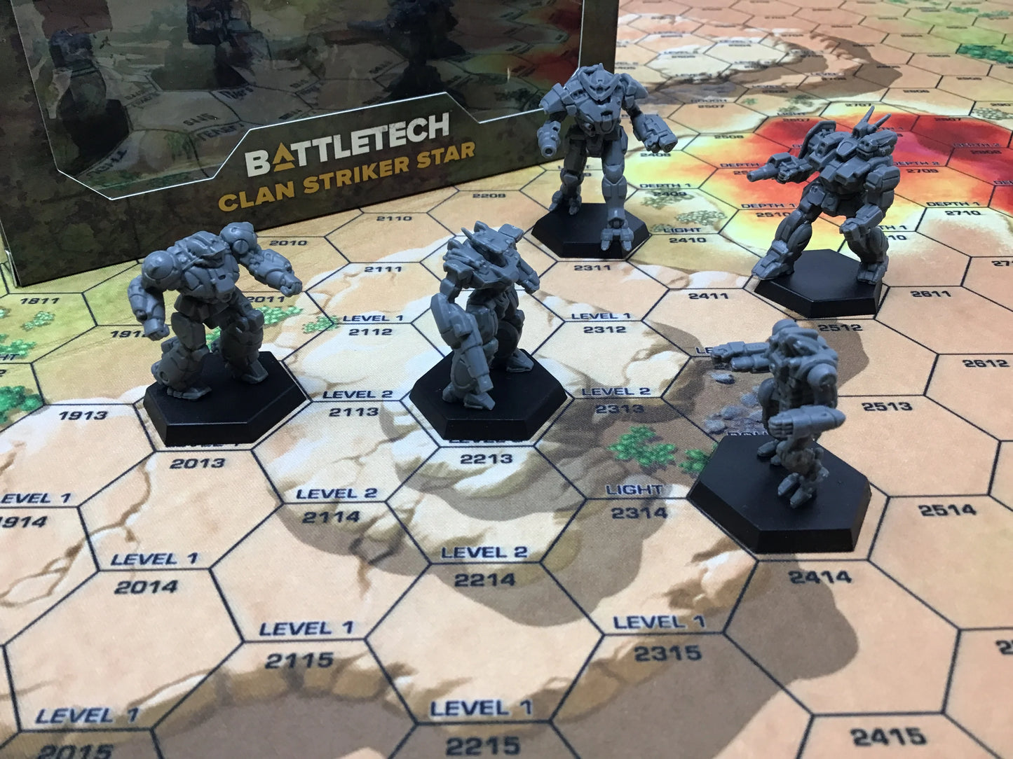 BattleTech: Clan Striker Star Miniatures Pack