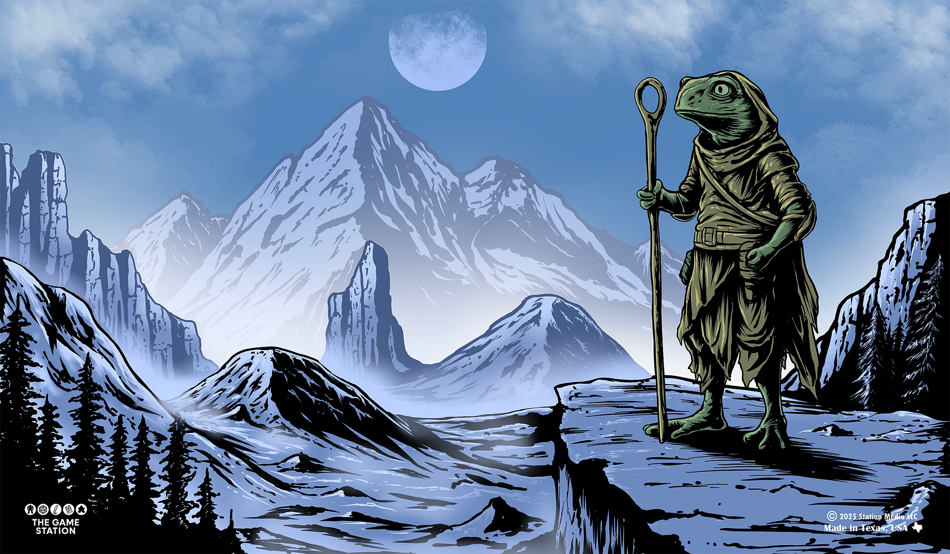 Frog Monk TCG Playmat 24x14