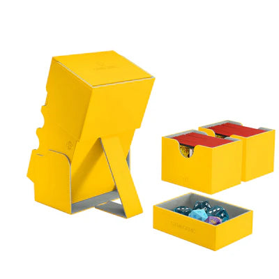 Gamegenic Stronghold 200+ Convertible Yellow Deck Box