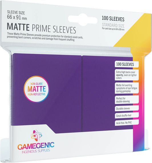 Gamegenic Matte Prime Purple Card Sleeves (100ct)