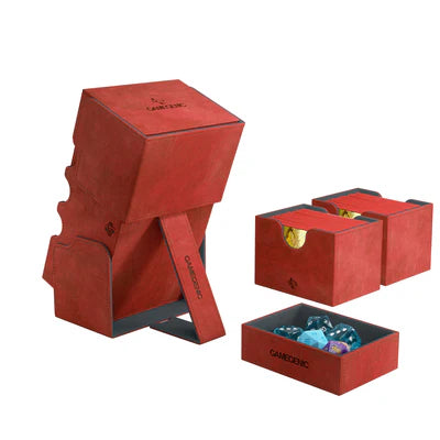 Gamegenic Stronghold 200+ Convertible Red Deck Box