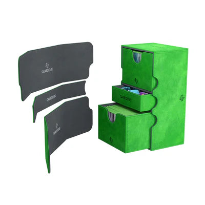 Gamegenic Stronghold 200+ Convertible Green Deck Box