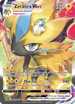Zeraora VMAX Holofoil - Crown Zenith Galarian Gallery #GG42 (PSA 9)