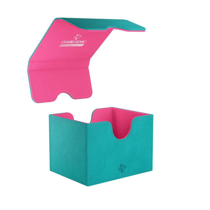 Gamegenic Sidekick 100+ XL Convertible Deck Box Teal/Pink