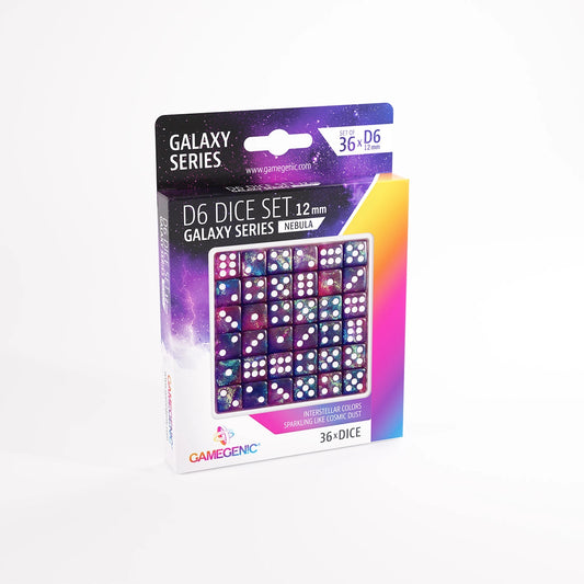Gamegenic D6 Dice Set 12mm (36 pcs): Galaxy Series - Nebula