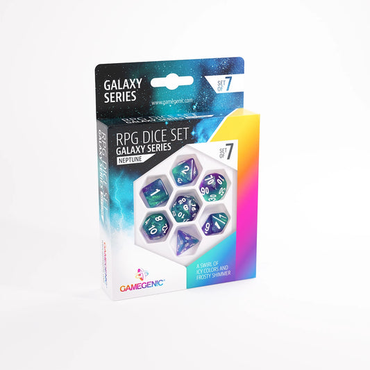 Gamegenic Galaxy Series Neptune RPG Dice Set (7ct)
