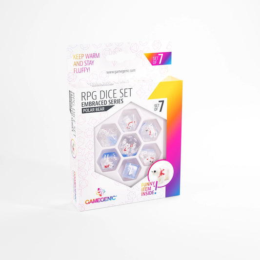 Gamegenic Embraced Series Polar Bear RPG Dice Set (7ct)