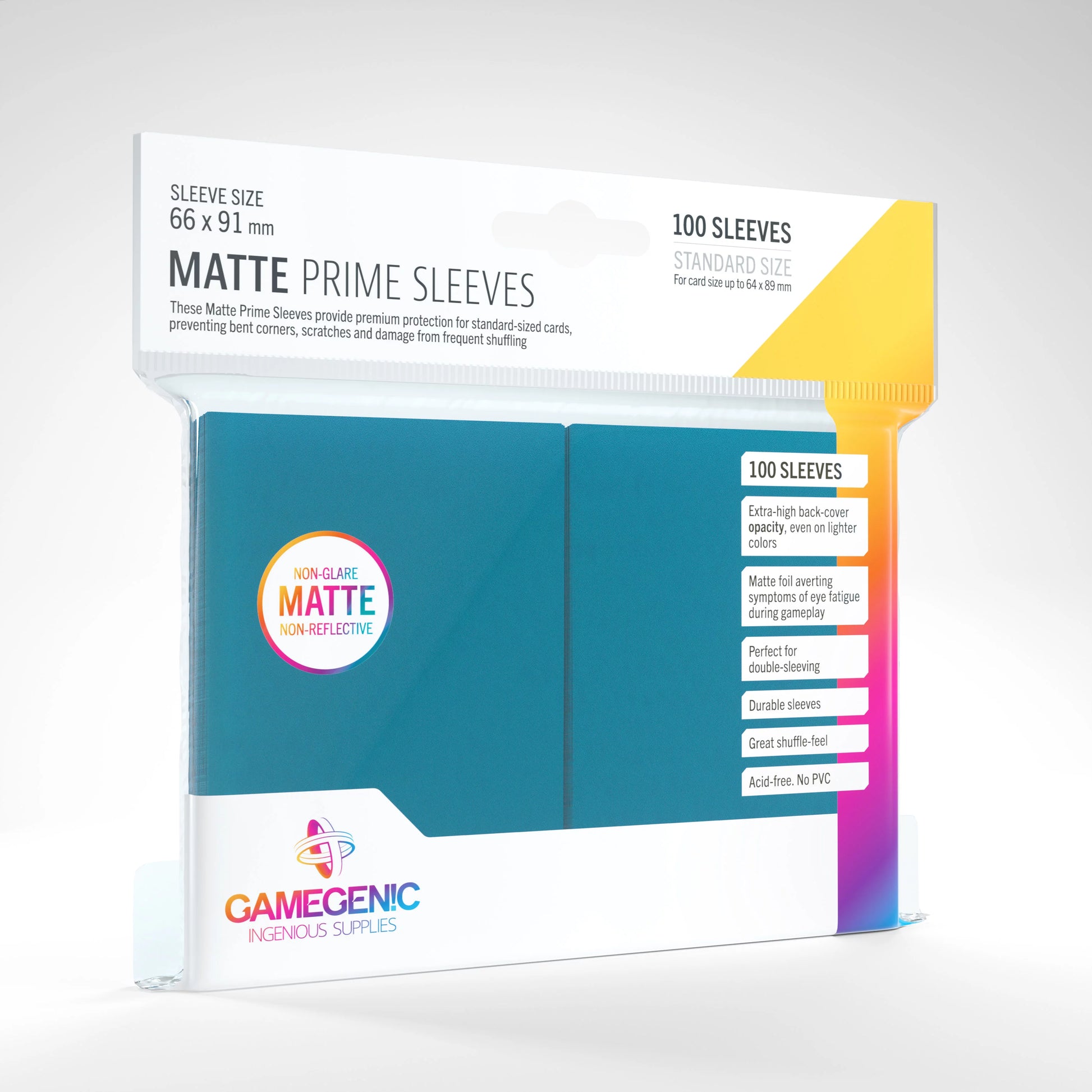 Gamegenic Prime Blue Card Sleeves (100ct)