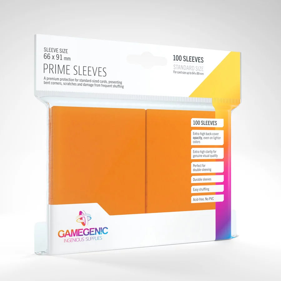 Gamegenic Prime Orange Card Sleeves (100ct)