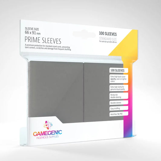 Gamegenic Prime Dark Gray Card Sleeves (100ct)