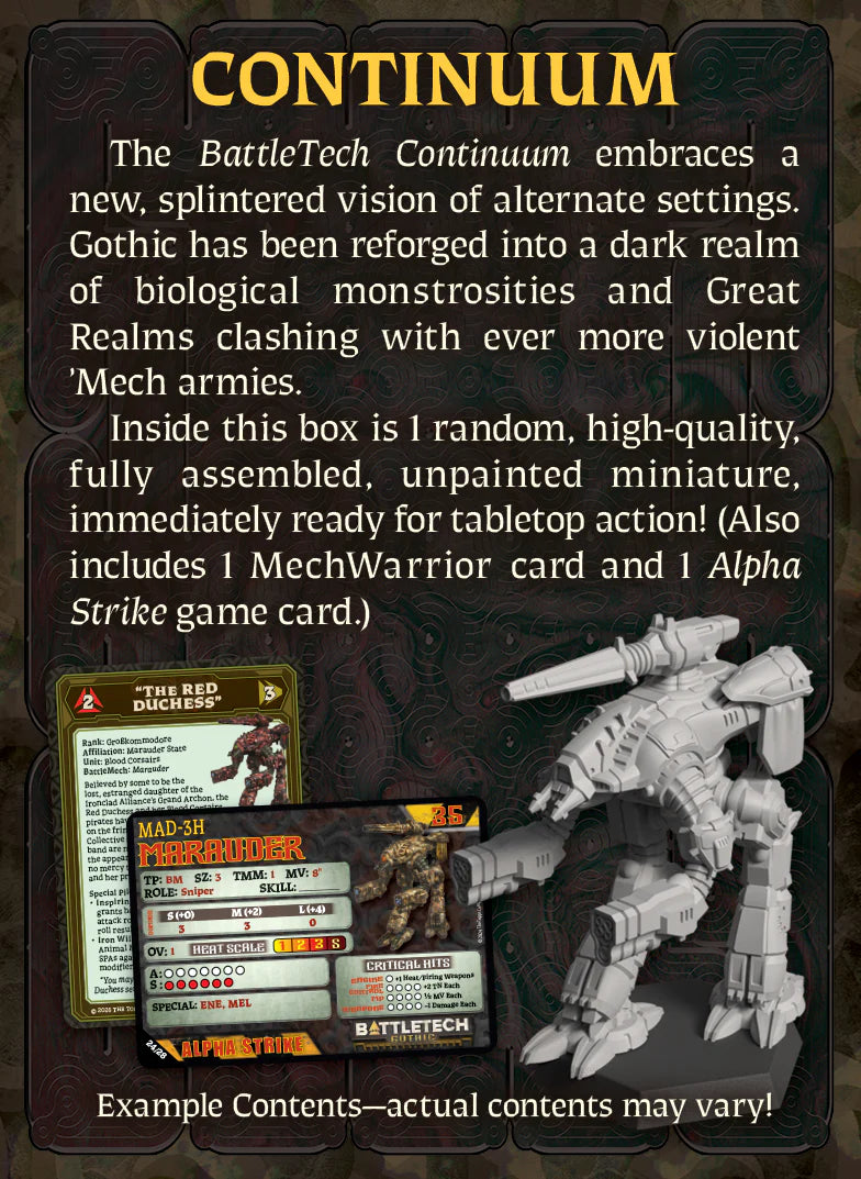 BattleTech Continuum: Gothic - Salvage Box