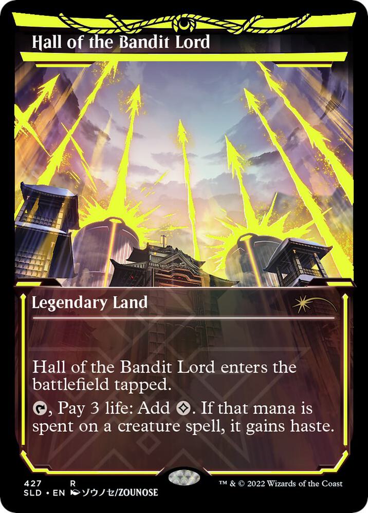 Hall of the Bandit Lord (Neon Yellow) - Secret Lair Drop Series #427 (Lightly Played Foil)