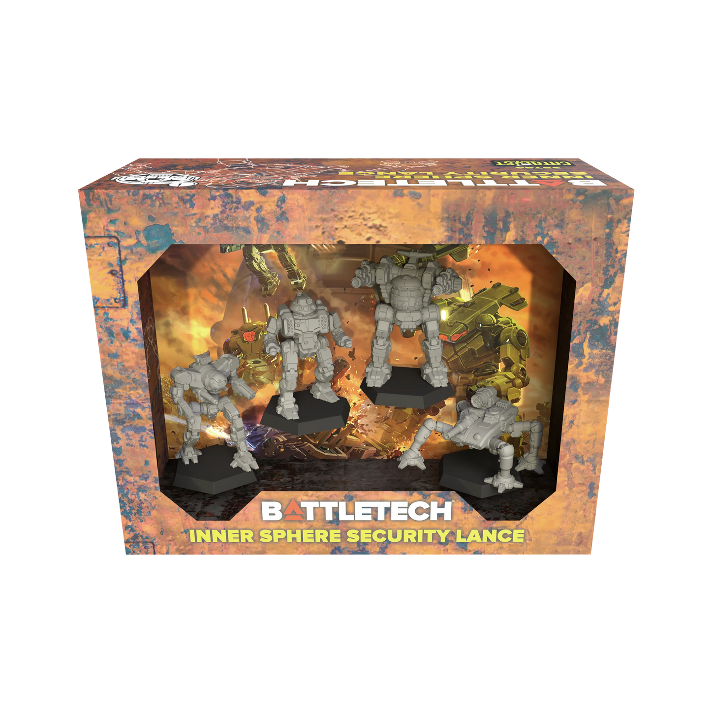 BattleTech: Inner Sphere Security Lance Miniatures Pack