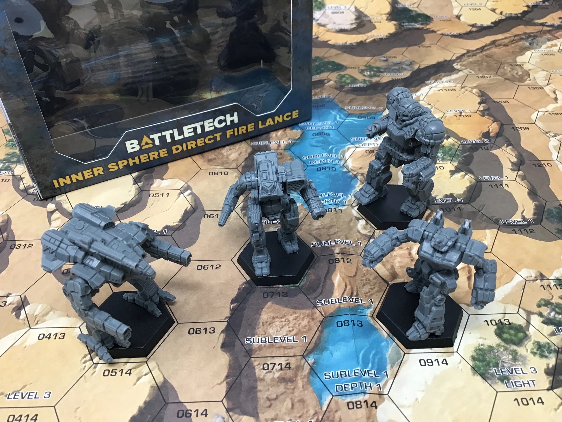 BattleTech: ForcePack: Inner Sphere Direct Fire Lance Miniatures Pack