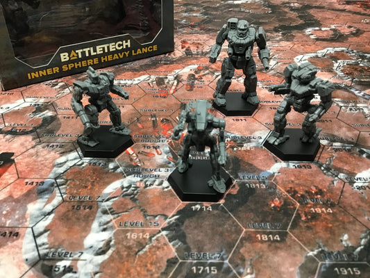 BattleTech: Inner Sphere Heavy Lance Miniatures Pack