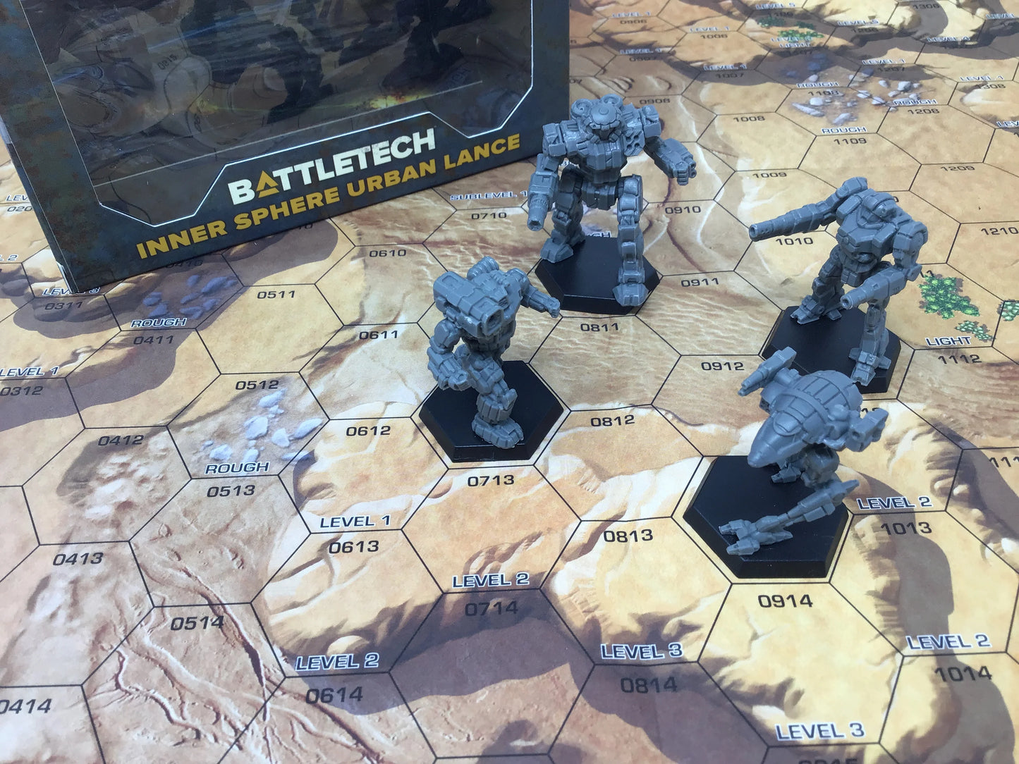 BattleTech: ForcePack: Inner Sphere Urban Lance Miniatures Pack
