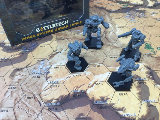BattleTech: ForcePack: Inner Sphere Urban Lance Miniatures Pack