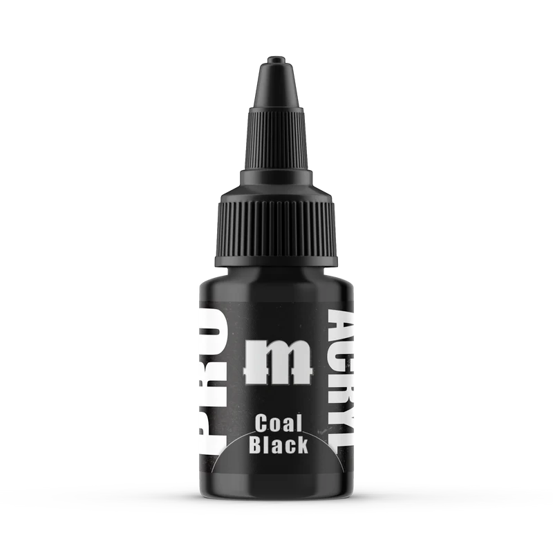 Pro Acryl Paint 002 Coal Black