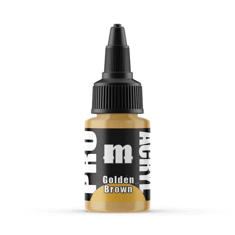 Pro Acryl Paint 017 Golden Brown